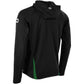 Stadio Hooded Full Zip Top - Black-Green