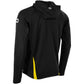 Stadio Hooded Full Zip Top - Black-Yellow