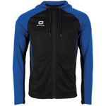 Stadio Hooded Full Zip Top - Black-Royal