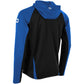 Stadio Hooded Full Zip Top - Black-Royal