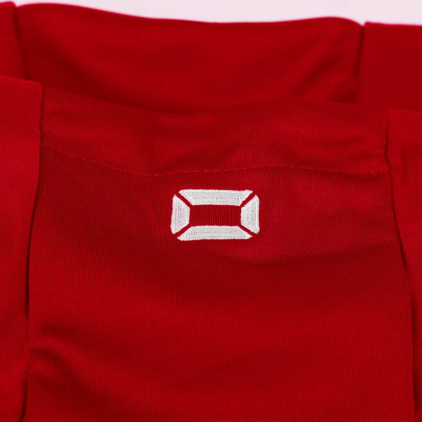 Stadio Hooded Full Zip Top - Black-Red