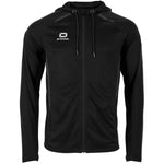 Stadio Hooded Full Zip Top - Black-Anthracite