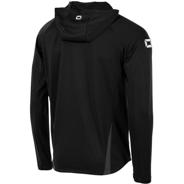 Stadio Hooded Full Zip Top - Black-Anthracite