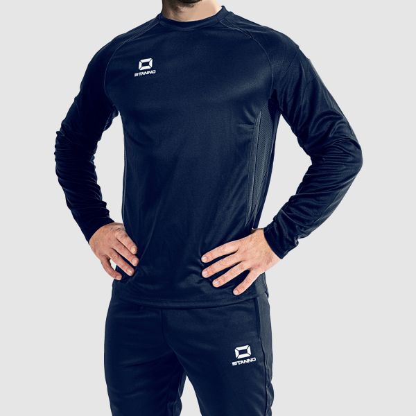 Stadio Round Neck Top - Navy