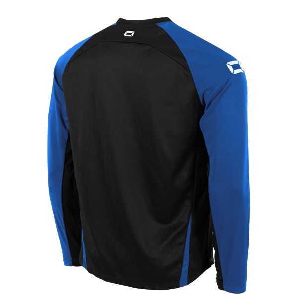 Stadio Round Neck Top - Black-Royal