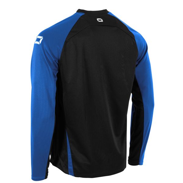 Stadio Round Neck Top - Black-Royal