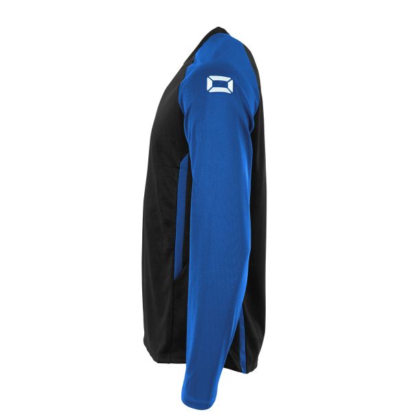 Stadio Round Neck Top - Black-Royal
