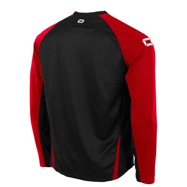 Stadio Round Neck Top - Black-Red