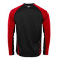 Stadio Round Neck Top - Black-Red