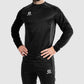 Stadio Round Neck Top - Black-Anthracite