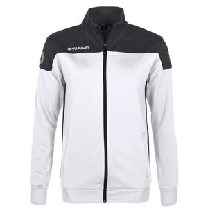 Pride Full Zip Ladies Jacket - White-Black