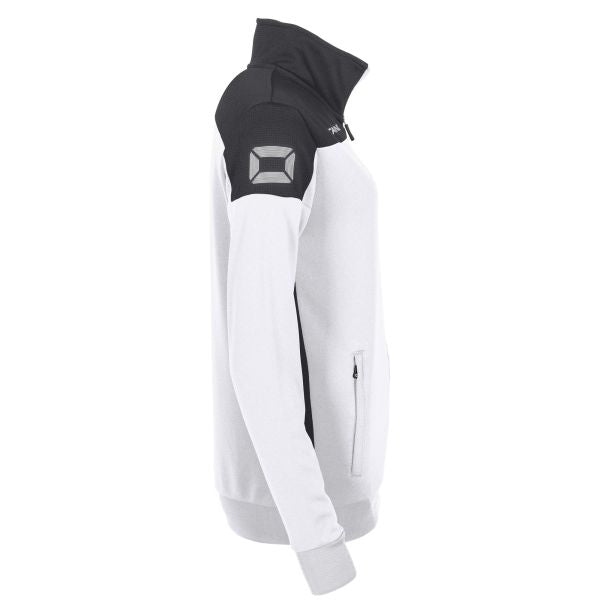 Pride Full Zip Ladies Jacket - White-Black