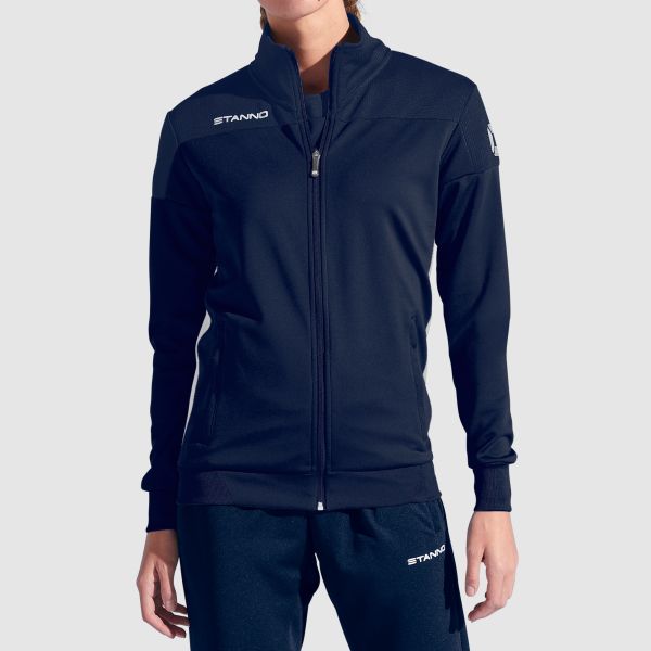 Pride Full Zip Ladies Jacket - Navy-White