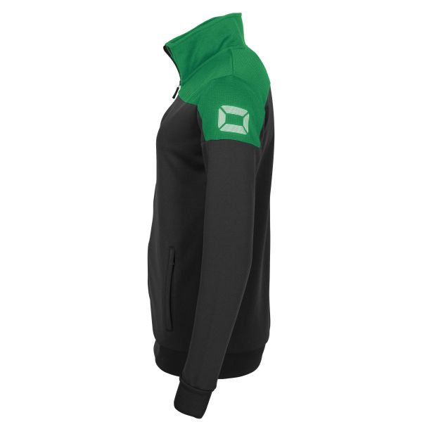 Pride Full Zip Ladies Jacket - Black-Green