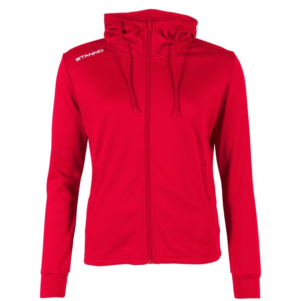 Field Hooded Top FZ Ladies - Red