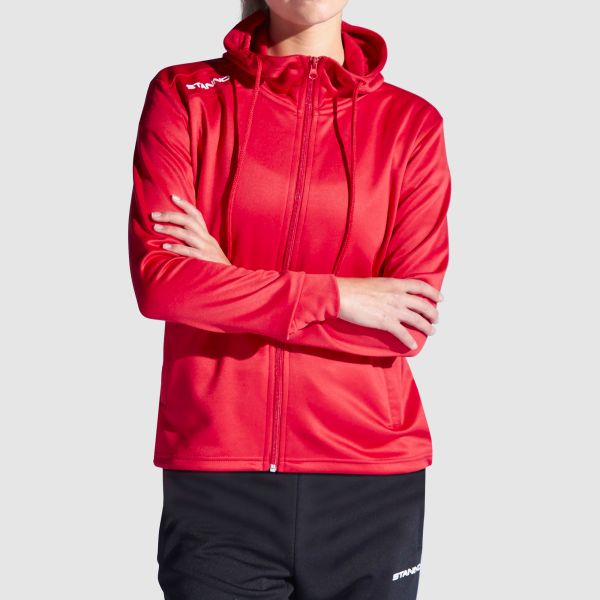 Field Hooded Top FZ Ladies - Red