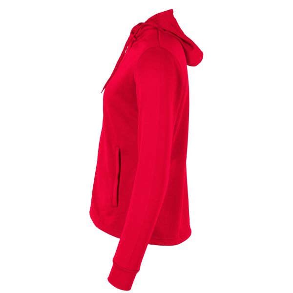 Field Hooded Top FZ Ladies - Red