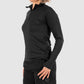 Functionals Quarter Zip Top Ladies II - Black-Anthracite