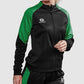 Bolt Full Zip Top Ladies - Black-Green