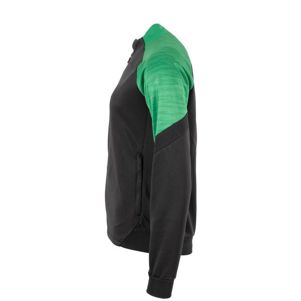 Bolt Full Zip Top Ladies - Black-Green