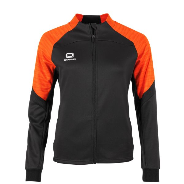 Bolt Full Zip Top Ladies - Black-Orange