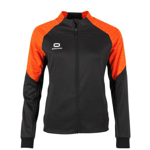 Bolt Full Zip Top Ladies - Black-Orange