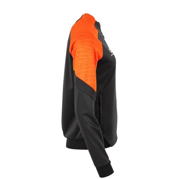 Bolt Full Zip Top Ladies - Black-Orange