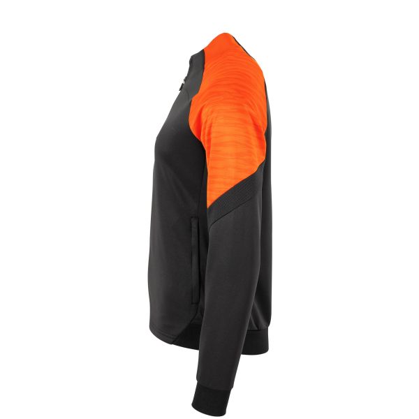 Bolt Full Zip Top Ladies - Black-Orange