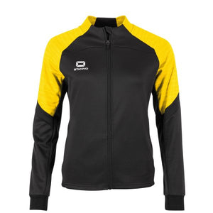 Bolt Full Zip Top Ladies - Black-Yellow