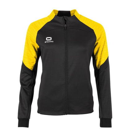 Bolt Full Zip Top Ladies - Black-Yellow