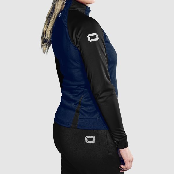 Stadio Full Zip Top Ladies - Navy-Black