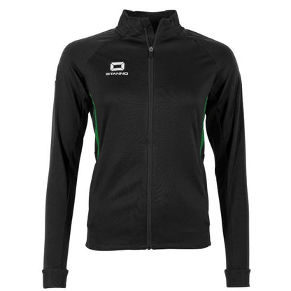 Stadio Full Zip Top Ladies - Black-Green