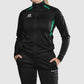 Stadio Full Zip Top Ladies - Black-Green