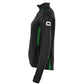 Stadio Full Zip Top Ladies - Black-Green
