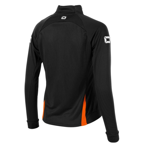 Stadio Full Zip Top Ladies - Black-Orange