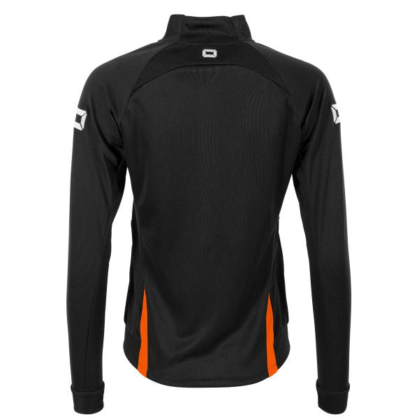 Stadio Full Zip Top Ladies - Black-Orange