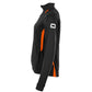 Stadio Full Zip Top Ladies - Black-Orange