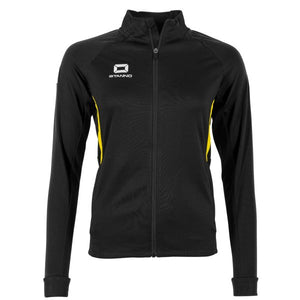 Stadio Full Zip Top Ladies - Black-Yellow