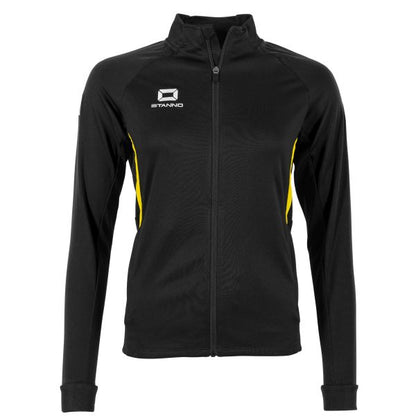 Stadio Full Zip Top Ladies - Black-Yellow