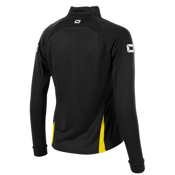 Stadio Full Zip Top Ladies - Black-Yellow