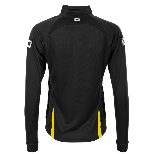 Stadio Full Zip Top Ladies - Black-Yellow