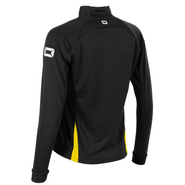 Stadio Full Zip Top Ladies - Black-Yellow