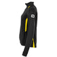 Stadio Full Zip Top Ladies - Black-Yellow