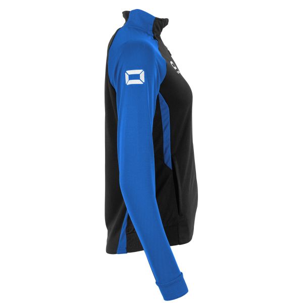 Stadio Full Zip Top Ladies - Black-Royal