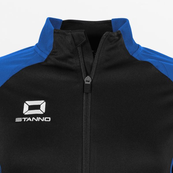 Stadio Full Zip Top Ladies - Black-Royal