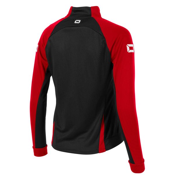 Stadio Full Zip Top Ladies - Black-Red