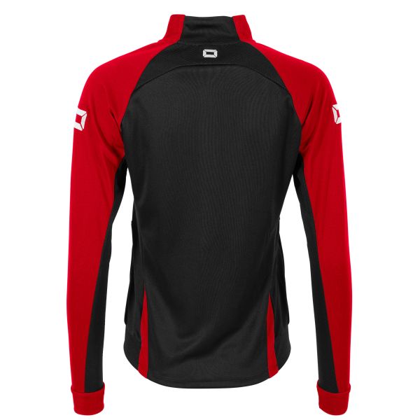 Stadio Full Zip Top Ladies - Black-Red