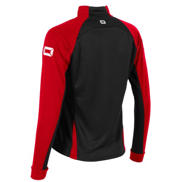 Stadio Full Zip Top Ladies - Black-Red