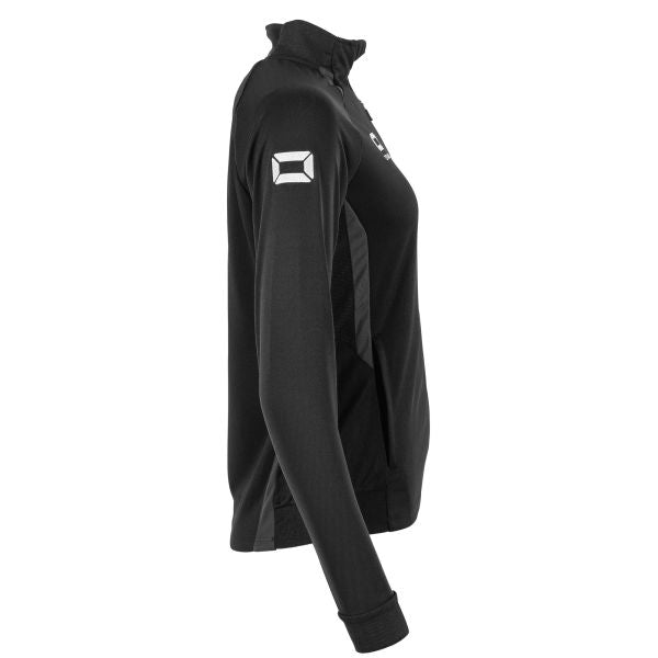 Stadio Full Zip Top Ladies - Black-Anthracite