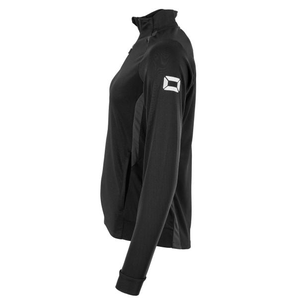 Stadio Full Zip Top Ladies - Black-Anthracite